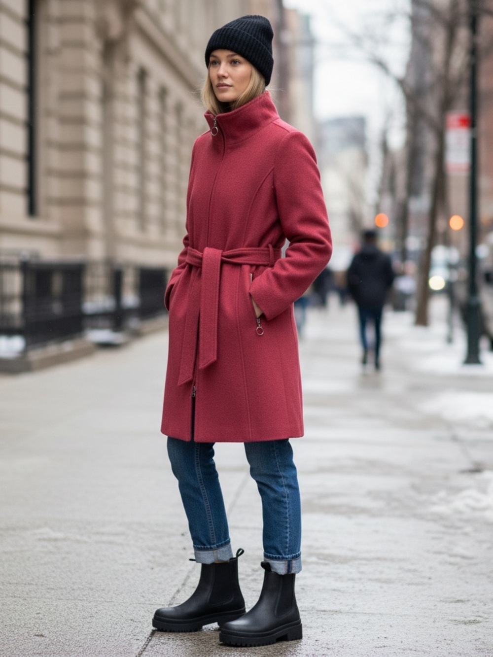 Carve Designs wool blend coat‎ size L